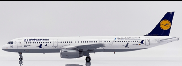 Pre-Order JC Wings SA2032 1:200 Lufthansa Airbus A321 "OC" "Crane Protection Germany" D-AIRR