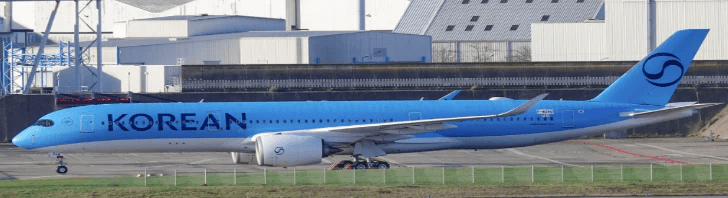 Pre-Order JC Wings SA2114 1:200 Korean Air Airbus A350-900XWB "NC" Reg: HL8746