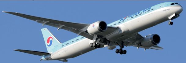 Pre-Order JC Wings SA4051 1:400 Korean Air Boeing 787-10 Dreamliner HL8515
