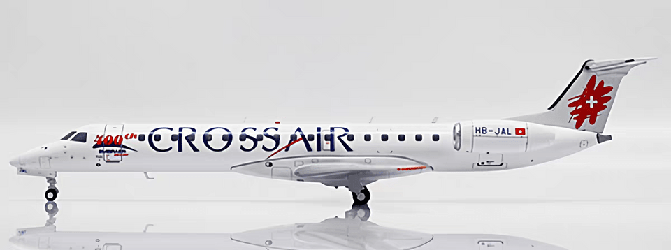 Pre-Order JC Wings XX20154 1:200 Crossair Embraer ERJ-145 "400th" Reg: HB-JAL