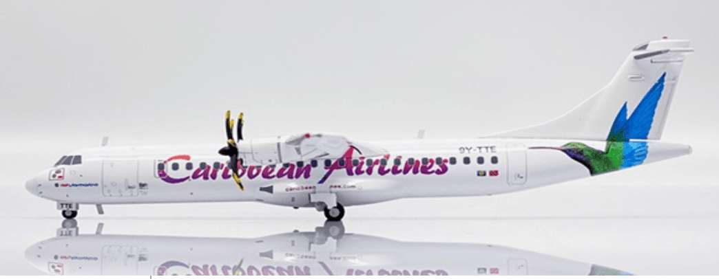 Pre-Order JC Wings XX20266 1:200 Caribbean Airlines ATR72-600 "OC" Reg: 9Y-TTE