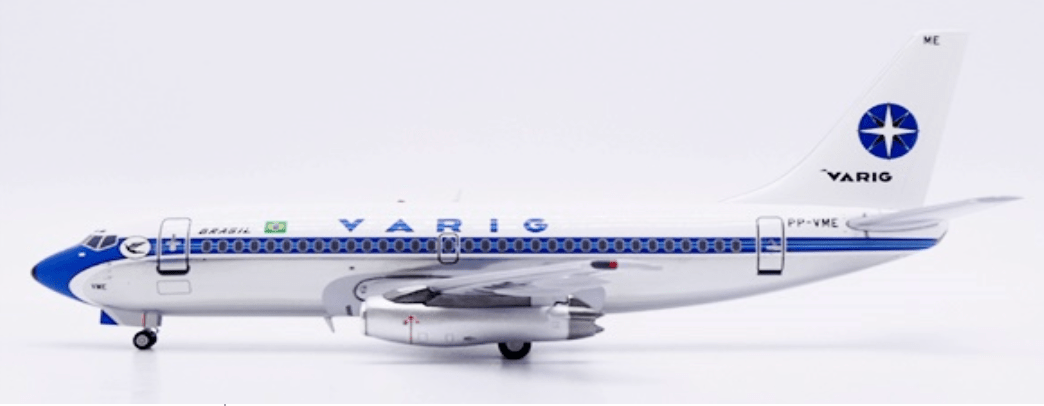 Pre-Order JC Wings XX20508 1:200 Varig Boeing 737-200 "Polished" Reg: PP-VME