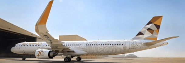 Pre-Order JC Wings XX20529 1:200 Etihad Airways Airbus A321NEO "20 Years" A6-AEN