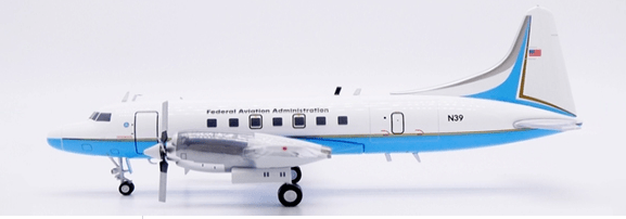 Pre-Order JC Wings XX20553 1:200 Federal Aviation Administration Convair CV-580 Reg: N39