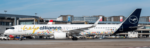 Pre-Order JC Wings XX20749 1:200 Lufthansa Airbus A321NEO "Help Alliance" Reg: D-AIEP