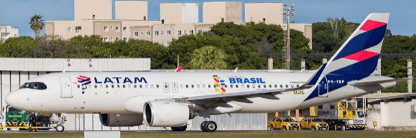 Pre-Order JC Wings XX40212 1:400 LATAM Airbus A320NEO "Brazil Voando" Reg: PR-XBP