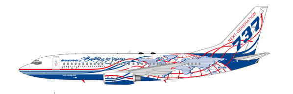 Pre-Order JC Wings XX40219 1:400 Boeing House Color 737-700 "Building on Success" Reg: N1791B
