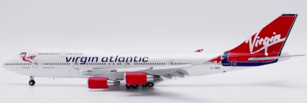 Pre-Order JC Wings XX40224 1:400 Virgin Atlantic Boeing 747-400 "Tinker Belle" Reg: G-VBIG