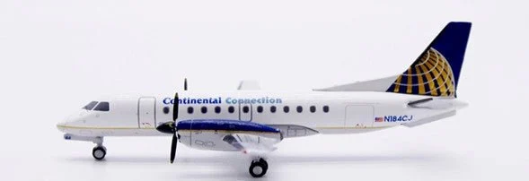 Pre-Order JC Wings XX40235 1:400 Continental Connection Saab 340B Reg: N184CJ