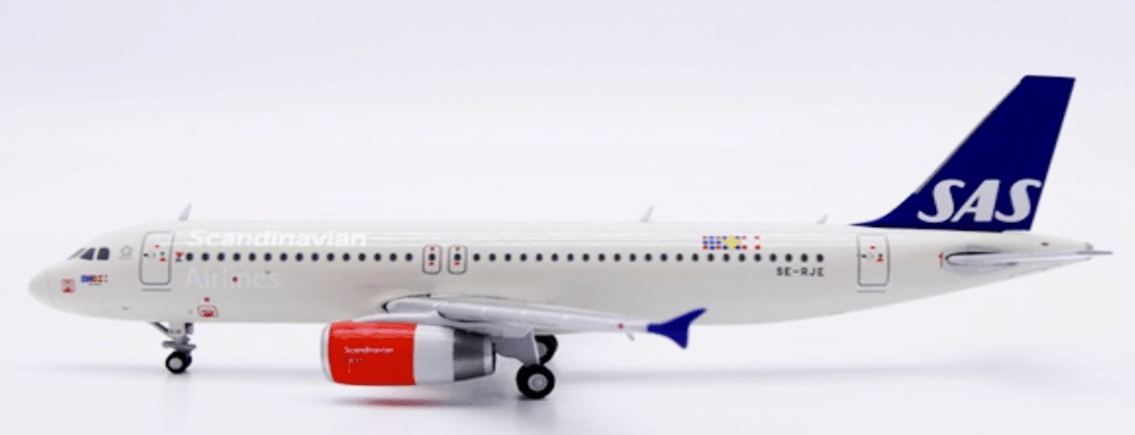 Pre-Order JC Wings XX40250 1:400 SAS Scandinavian Airlines Airbus A320 Reg: SE-RJE