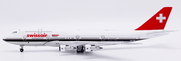 Pre-Order JC Wings XX40283 1:400 Swissair Boeing 747-300M "700th Anniversary of the Swiss Confederation""Polished" Reg: HB-IGC