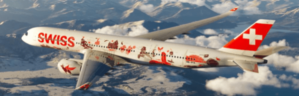 Pre-Order JC Wings XX40284 1:400 Swiss Airbus A350-900XWB "Wanderlust" Reg: HB-IFA