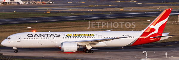 Pre-Order JC Wings XX40317 1:400 Qantas Boeing 787-9 Dreamliner "Go Australia" Reg: VH-ZNH