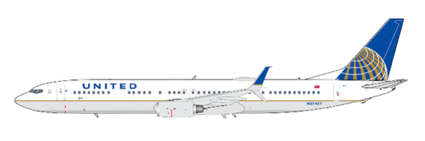 Pre-Order JC Wings XX40354 1:400 United Airlines Boeing 737-900ER Reg: N37437