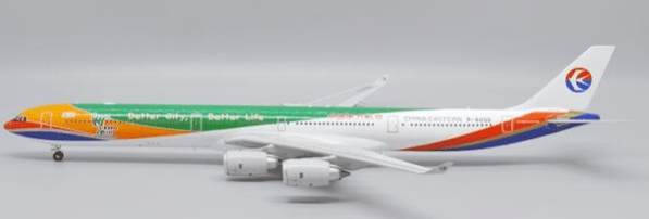 Pre-Order JC Wings XX40372 1:400 China Eastern Airlines Airbus A340-600 "Expo 2010 Shanghai" Reg: B-6055