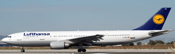 Pre-Order JC Wings XX40435 1:400 Lufthansa Airbus A300-600R Reg: D-AIAZ