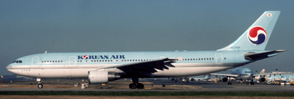 Pre-Order JC Wings XX40437 1:400 Korean Air Airbus A300-600R Reg: HL7280