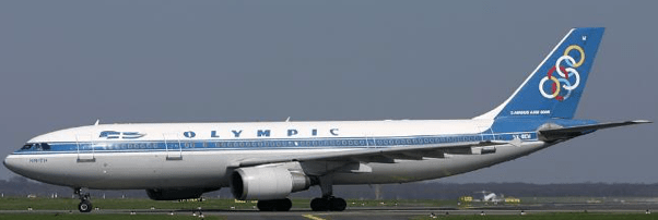 Pre-Order JC Wings XX40441 1:400 Olympic Airlines Airbus A300-600R Reg: SX-BEM