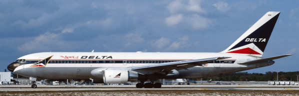 Pre-Order JC Wings XX40498 1:400 Delta Air Lines Boeing 767-200 "Spirit of Delta""Polished" Reg: N102DA