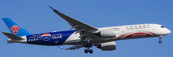 Pre-Order JC Wings XX40618A 1:400 China Southern Airlines Airbus A350-900XWB "Moutai" Reg: B-30CE "Flaps Down"