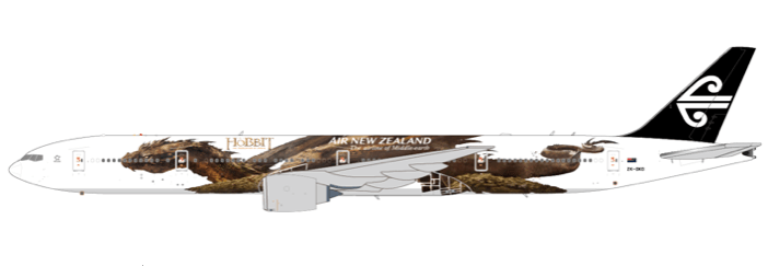 Pre-Order JC Wings XX40621 1:400 Air New Zealand Boeing 777-300ER "Desolation of Smaug" Reg: ZK-OKO