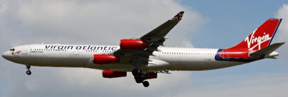 Pre-Order JC Wings XX40654 1:400 Virgin Atlantic Airbus A340-300 Reg: G-VHOL