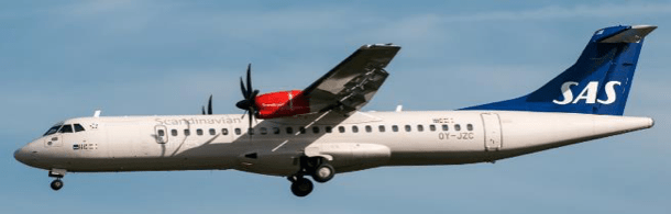 Pre-Order JC Wings XX40663 1:400 SAS Scandinavian Airlines ATR72-600 "OC" Reg: OY-JZC