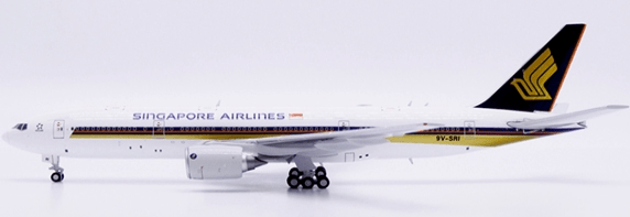Pre-Order JC Wings XX40673 1:400 Singapore Airlines Boeing 777-200ER "Small Titles" Reg: 9V-SRI