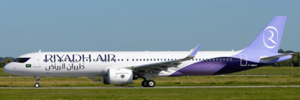 Pre-Order JC Wings XX40775 1:400 Riyadh Air Airbus A321XLR Reg: F-WWBZ