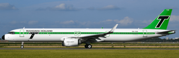 Pre-Order JC Wings XX40789 1:400 Transavia Airbus A321NEO "Retro" Reg: PH-YHD