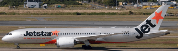 Pre-Order JC Wings XX40812 1:400 Jetstar Airways Boeing 787-8 Dreamliner Reg: VH-VKK