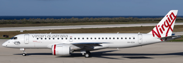 Pre-Order JC Wings XX40819 1:400 Virgin Australia Embraer E190-E2 "1900th Embraer E-Jet" Reg: VH-E2A
