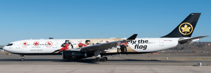 Pre-Order JC Wings XX40850 1:400 Air Canada Airbus A330-300 "Fly the Flag" Reg: C-GEGC