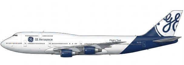 Pre-Order JC Wings XX40886 1:400 General Electric Boeing 747-400 "Flight Test" Reg: N747GF