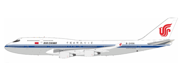 Pre-Order KJ Models KJ-B744-199 1:200 B-2456 Air China Boeing 747-4J6(M)
