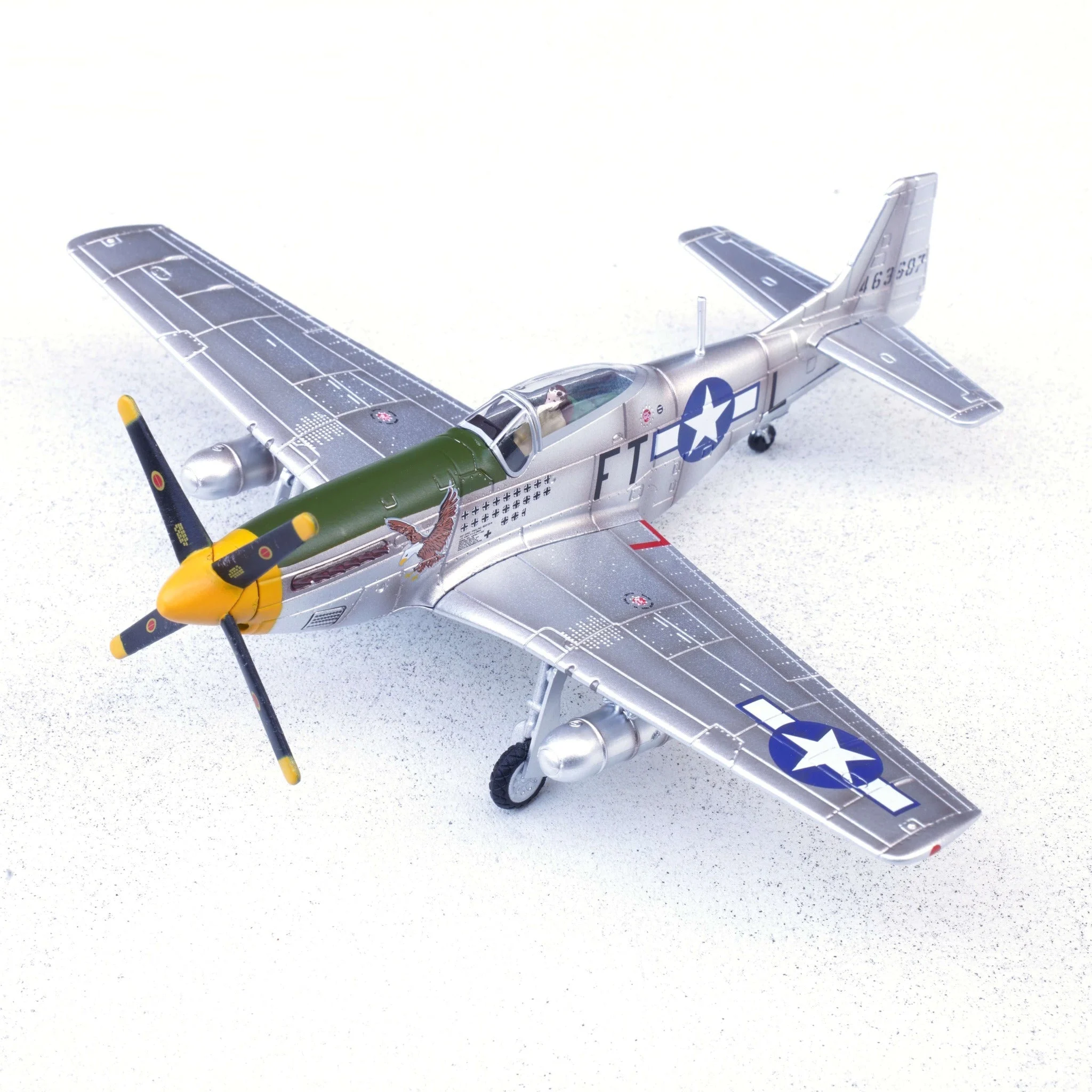 Pre-Order Legion Models LEG-14663LC 1:72 P-51D Mustang "Feeble Eagle," 18.5-victory ace Glenn T. Eagleston, 353rd Fighter Squadron, 354th Fighter Group, Ninth Air Force, USAAF, 1945
