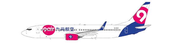 Pre-Order NG Models 08033 1:200 9Air 737-800/w B-1552(new colors)