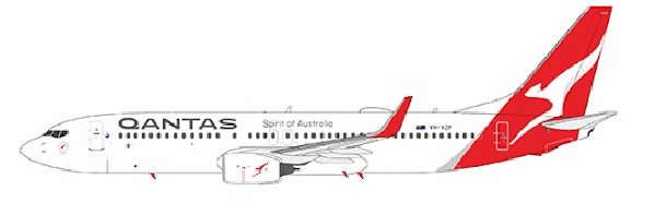 Pre-Order NG Models 08035 1:200 Qantas 737-800/w VH-VZP (new colors)