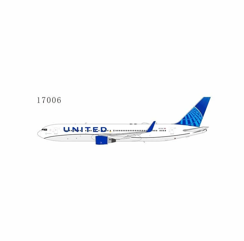 Pre-Order NG Models 17006 1:400 United Airlines 767-300ER/w N674UA (Blue Evolution c/s)