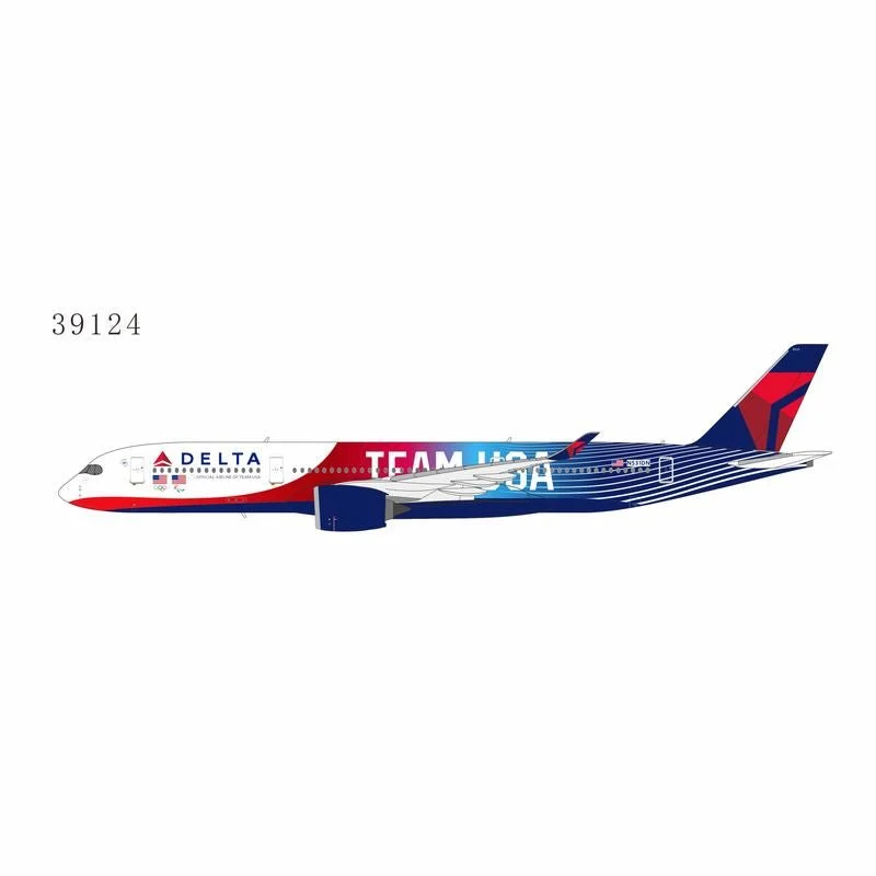 Pre-Order NG Models 39124 1:400 Delta Air Lines A350-900 N531DN (TEAM USA #3)