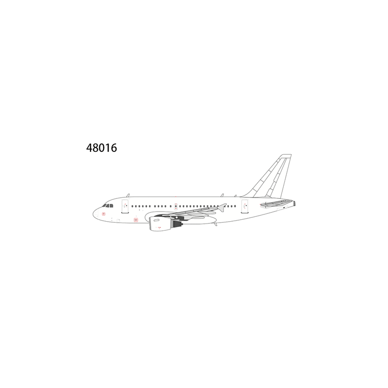 Pre-Order NG Models 48016 1:400 Blank Model A318-100 (CFMI CFM56 ENGINES)