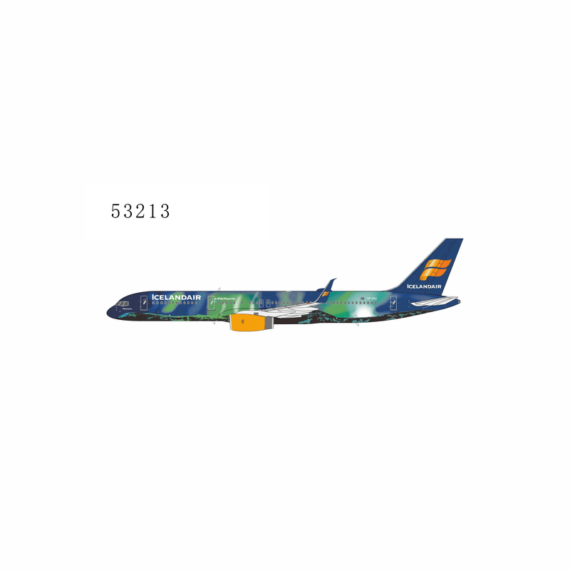 Pre-Order NG Models 53213 1:400 Icelandair 757-200/w TF-FIU (Aurora (Northern Lights))