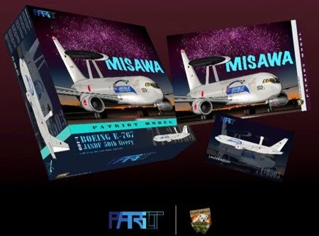Pre-Order Patriot Model PT-400-013 1:400 Boeing E-767 AWACS 74-3503 JASDF, Misawa Airbase "50th Anniversary"