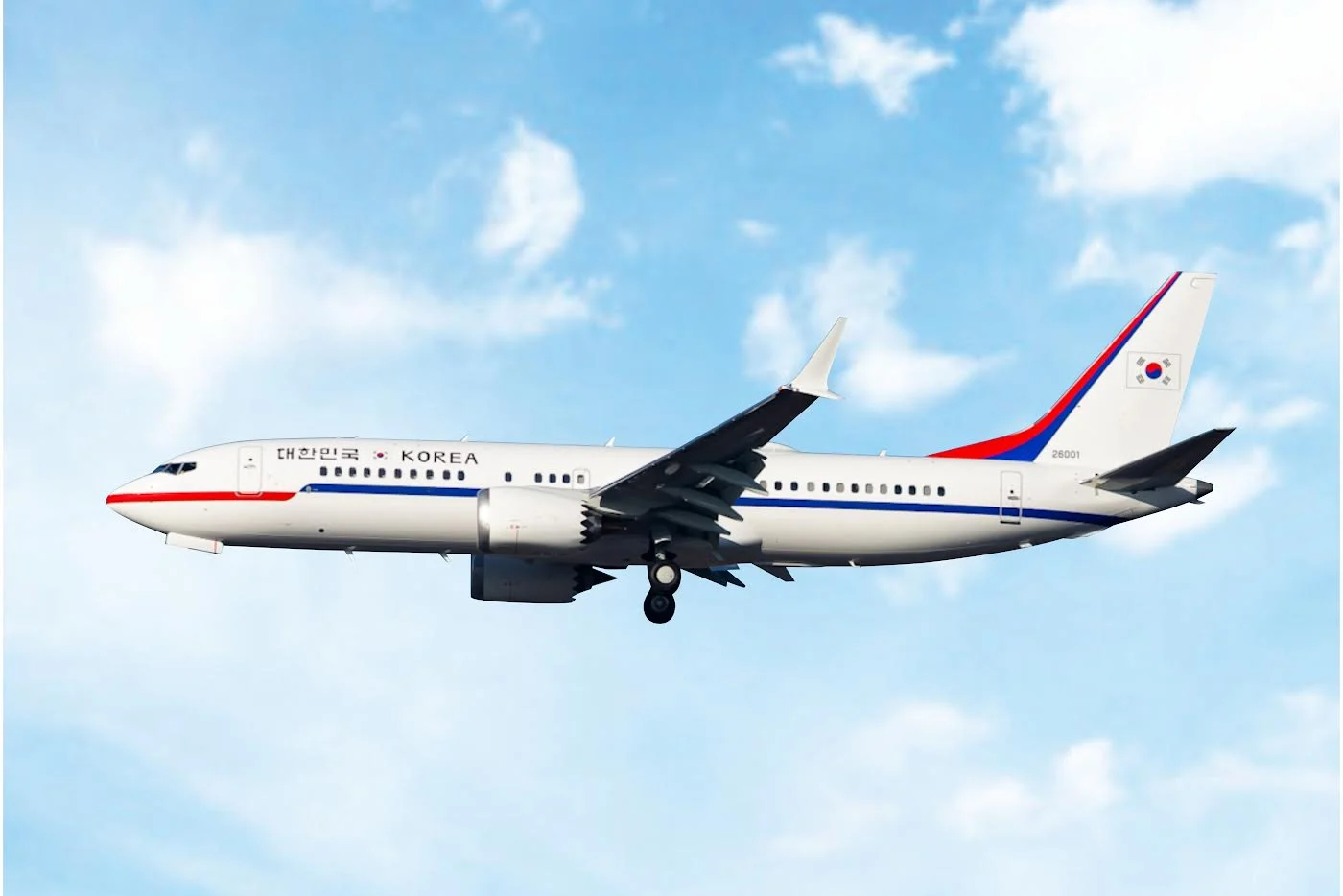 Pre-Order Phoenix Models 04684 1:400 Government of South Korea Boeing 737 MAX 8 26001