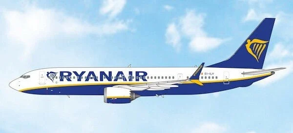 Pre-Order Phoenix Models 12098 1:400 Ryanair B737 MAX 8 EI-ILV