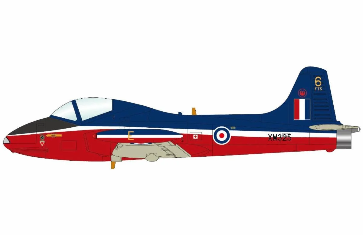 Pre-Order SkyMax SM7010 1:72 Jet Provost T.5B XW325/E, No. 6 Flying School, 1990
