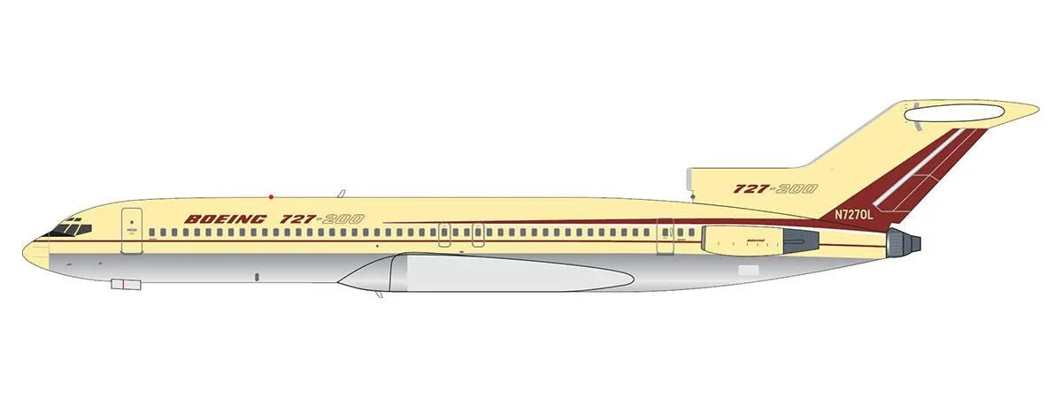 Pre-Order V1:400 400021 1:400 HOUSE LIVERY BOEING 727-200 - N7270L