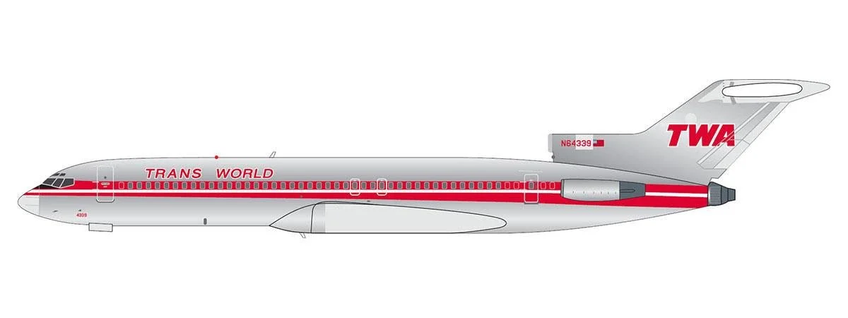 Pre-Order V1:400 400027 1:400 TRANS WORLD AIRLINES BOEING 727-200 - N64339