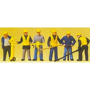 Preiser HO Track Maintenance Crew (6)