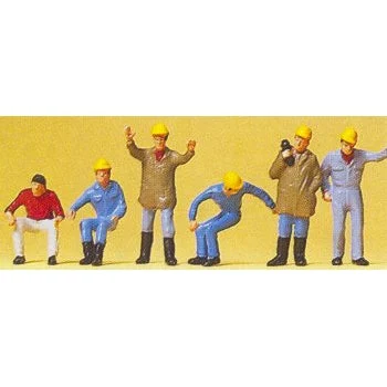 Preiser HO Crane Operators (6)